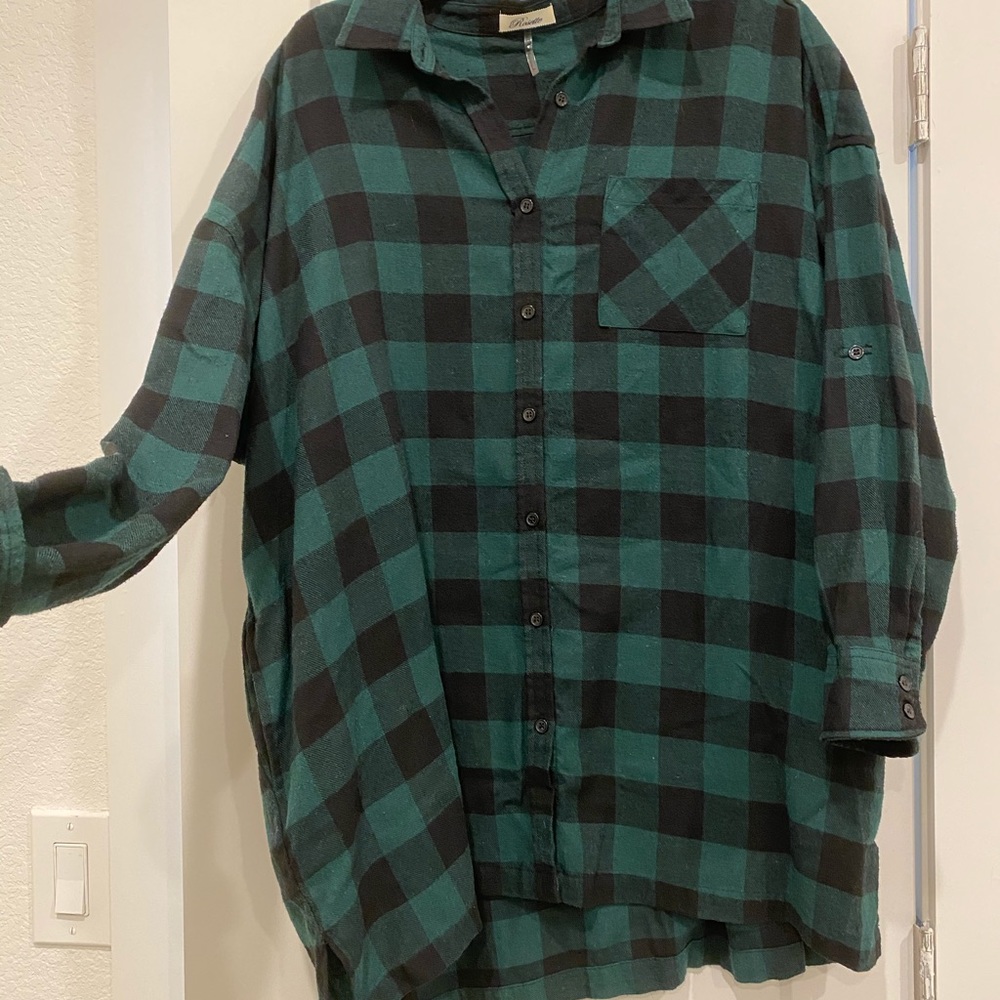 Oversized flannel
